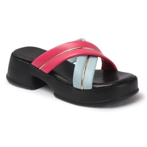 Krafter Women’s Criss Cross Wedge Heels