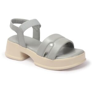 Krafter Synthetic Leather Wedge Heels for Women & Girls