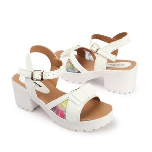 Comfortable & Stylish Design: Krafter synthetic wedge sandals feature a durable sole that offers all-day comfort while giving your feet an elegant look. Versatile Fashion Footwear: Perfect for pairing with jeans, dresses, ethnic wear, kurtis, and suits, making them ideal for daily use or special occasions. Premium Quality Build: Crafted with high-quality materials to ensure long-lasting wear, stability, and style for women and girls. Lightweight & Easy to Wear: Designed to provide a smooth walking experience with a secure fit and a soft feel. Elegant White Color: Features a classic round toe style with a fashionable finish that enhances any outfit. Perfect for Women & Girls: Trendy wedge sandals created to match the latest fashion brought to you by Krafter. Package Includes: 1 Pair of Women’s Wedge Sandals; Water Resistance Level: Not water resistant.