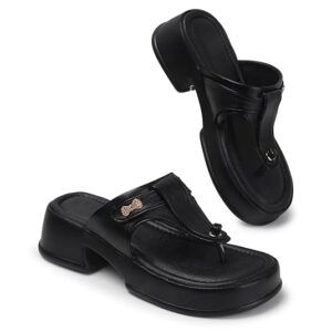 KRAFTER wedge heel fashion sandal slipper for women and girls KRAFTER wedge heel fashion sandal slipper for women and girls